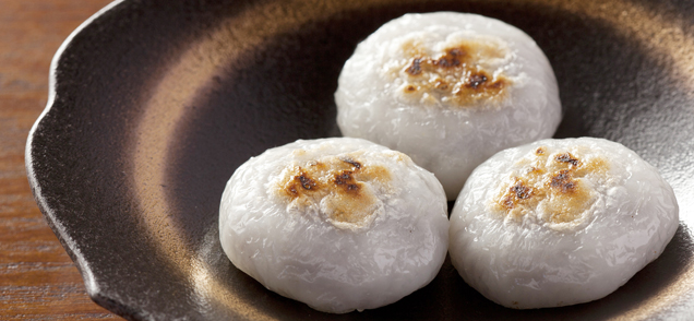 焦がし白玉饅頭写真